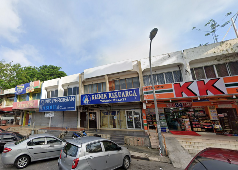 For Sale - FREEHOLD FULLY TENANTED ROI 4.3% KL Taman Melati 2sty 22x82 Prime Area