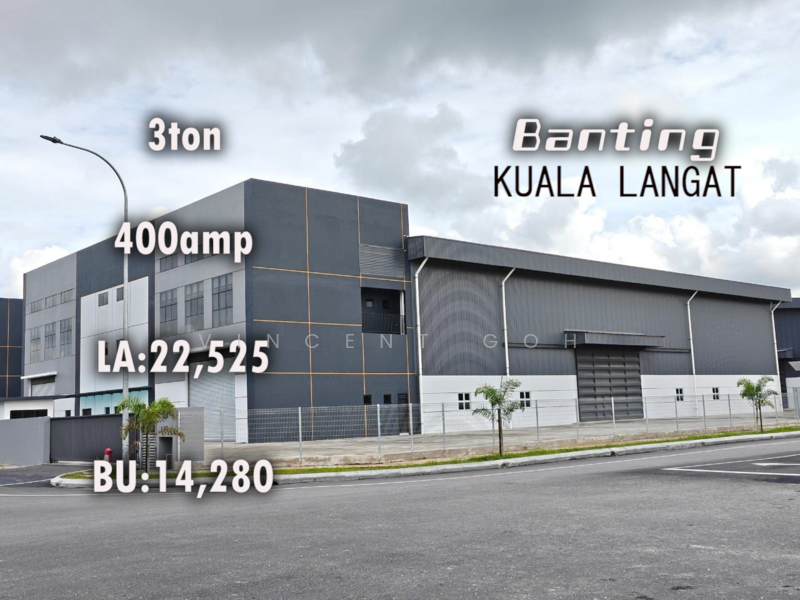 Untuk Disewa - KIIP Cluster Factory Banting Kuala Langat