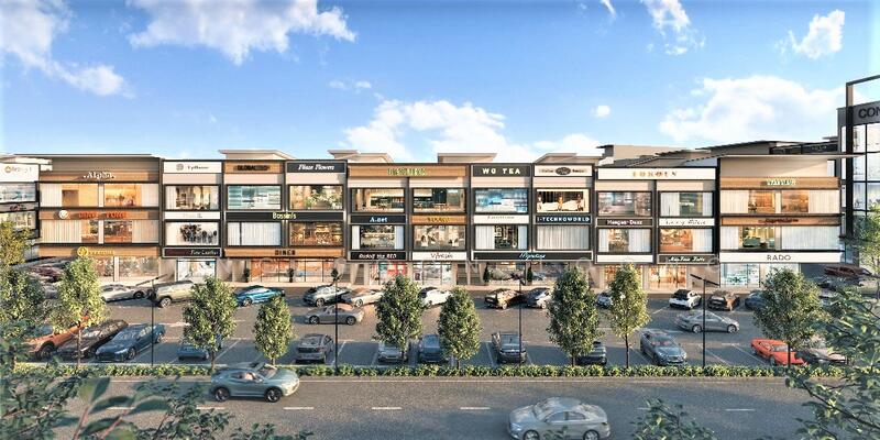 Shop Row (artist impression) 