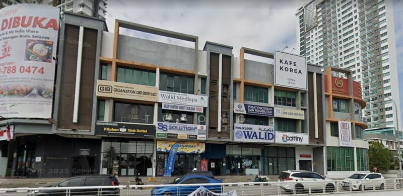 For Rent - High Exposure! CORNER 2-Sty Adjoining Shoplot Jalan Baru Perai 7129sf