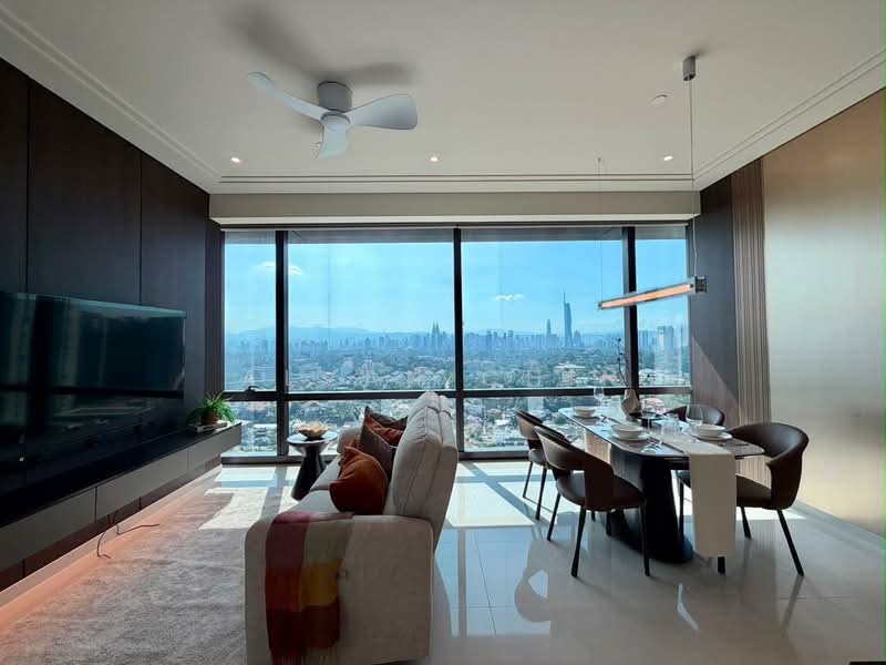 Kondominium untuk Disewa di Pavilion Damansara Heights - Alvan Chin - Living Room - PropertyGuru.com.my