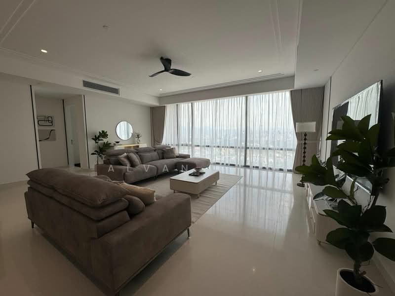 Kondominium untuk Disewa di Pavilion Damansara Heights - Alvan Chin - Living Room - PropertyGuru.com.my