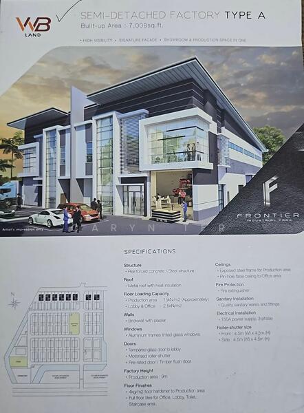 Semi-D Factory for Rent in Taman Perindustrian Cemerlang (Ulu Tiram) - Caryn Ter - PropertyGuru.com.my