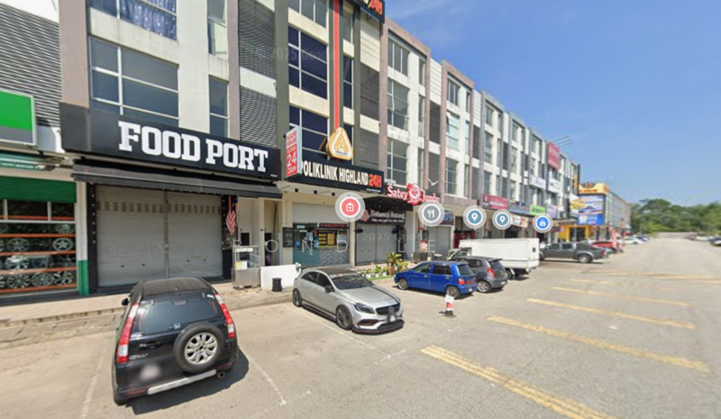 Untuk Disewa - Rawang Bukit Beruntung MainRoad GF Shop For Rent Seksyen BB23