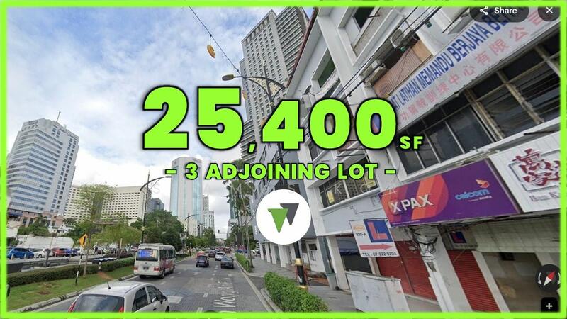 For Sale - ⭐ 5sty ⭐ 3 Adjoining Lots ⭐ Freehold ⭐ 25,400sf ⭐ Next to CIQ, JBCC