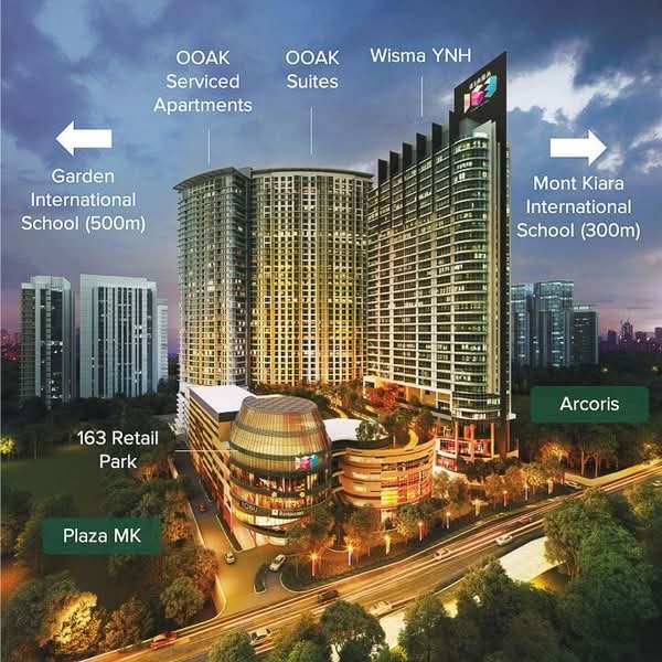 Ooak Serviced Apartments @ Kiara 163 untuk Untuk Disewa - RM 3,500 /bulan, Feb 2026 - PropertyGuru.com.my