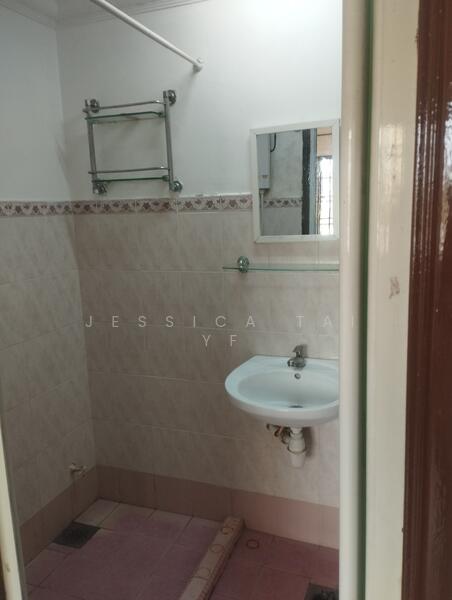 Master bathroom with heater