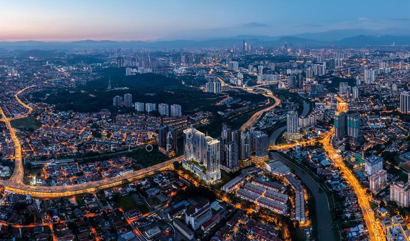 aerial night_color grade