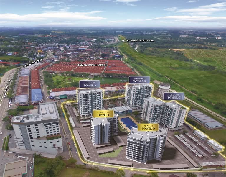 Untuk Dijual - The Senai Garden – Phase 2