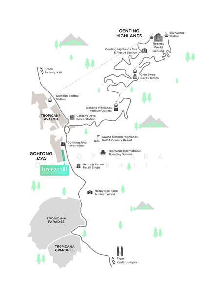 Untuk Dijual - Breeze Hill Service Apartments, Tropicana Avalon