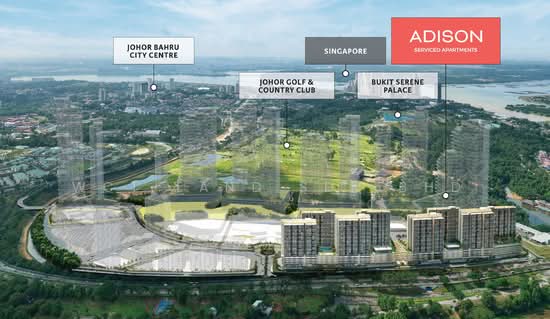 Adison Serviced Apartments @ W City Larkinton Johor Bahru