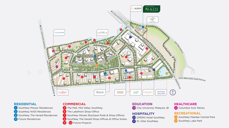 Service Residence for Sale at Southkey NADI Residences - Southkey City Sdn Bhd - PropertyGuru.com.my