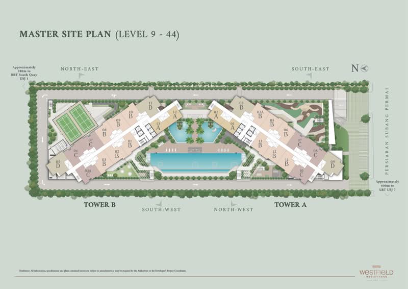 Servis Apartment untuk Dijual di SCP Westfield Residences @ USJ 1 - SCP Property - PropertyGuru.com.my