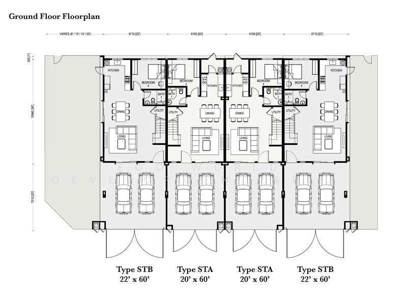2-storey Terraced House for Sale in Batu Kawan (Penang) - Eco World Development Sdn Bhd - PropertyGuru.com.my