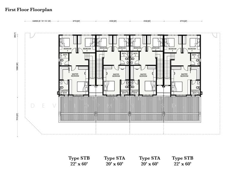 2-storey Terraced House for Sale in Batu Kawan (Penang) - Eco World Development Sdn Bhd - PropertyGuru.com.my