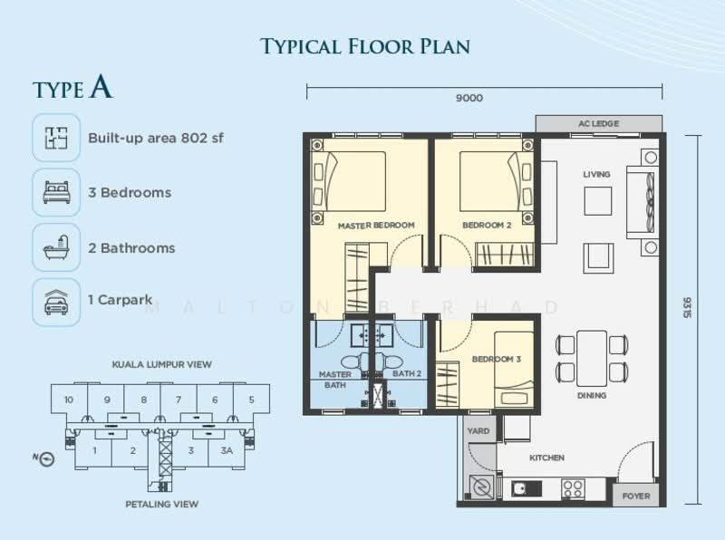 Pangsapuri untuk Dijual di Ria Bangsar South - Malton Berhad - PropertyGuru.com.my