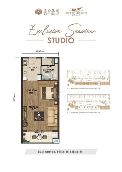 Kondominium untuk Dijual di R&F Princess Cove Phase 2-Seine Region - R&F Development Sdn Bhd - PropertyGuru.com.my