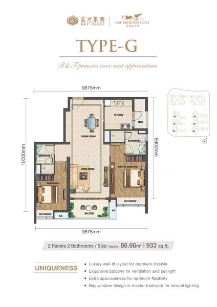 Kondominium untuk Dijual di R&F Princess Cove Phase 2-Seine Region - R&F Development Sdn Bhd - PropertyGuru.com.my