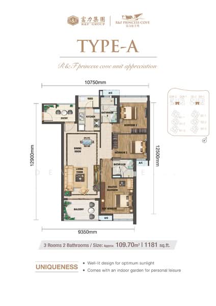 Kondominium untuk Dijual di R&F Princess Cove Phase 2-Seine Region - R&F Development Sdn Bhd - PropertyGuru.com.my