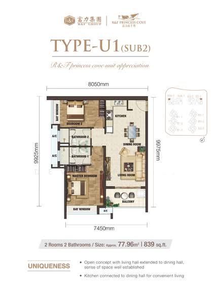 Kondominium untuk Dijual di R&F Princess Cove Phase 2-Seine Region - R&F Development Sdn Bhd - PropertyGuru.com.my