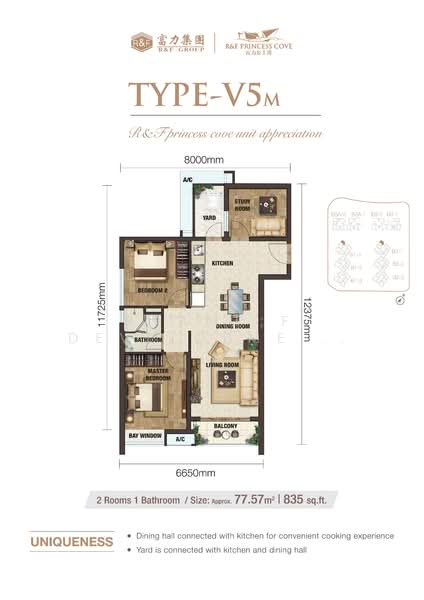 Kondominium untuk Dijual di R&F Princess Cove Phase 2-Seine Region - R&F Development Sdn Bhd - PropertyGuru.com.my