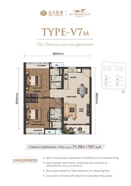 Kondominium untuk Dijual di R&F Princess Cove Phase 2-Seine Region - R&F Development Sdn Bhd - PropertyGuru.com.my