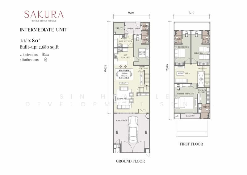 Rumah Teres 2 Tingkat untuk Dijual di Kajang (Selangor) - Sin Heap Lee Development  Sdn Bhd - PropertyGuru.com.my