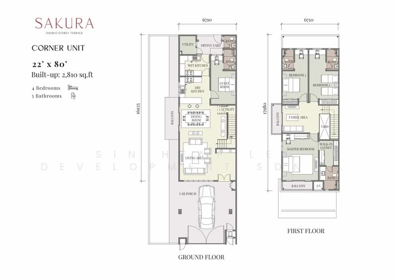 Rumah Teres 2 Tingkat untuk Dijual di Kajang (Selangor) - Sin Heap Lee Development  Sdn Bhd - PropertyGuru.com.my