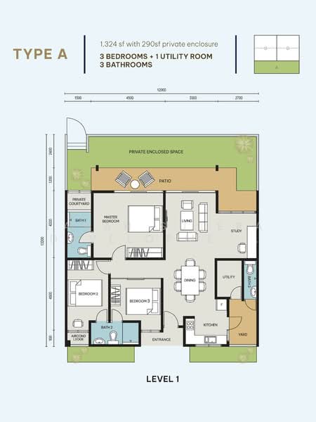 Kondominium untuk Dijual di The Seed Taman Sutera Utama - Tanah Sutera Development Sdn Bhd - PropertyGuru.com.my