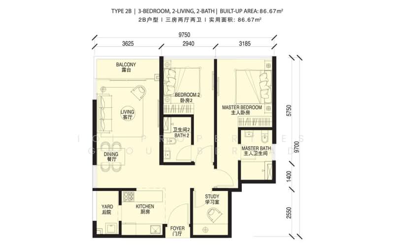 Service Residence for Sale at Wave @ Marina Cove - IOI Properties Group Berhad - PropertyGuru.com.my