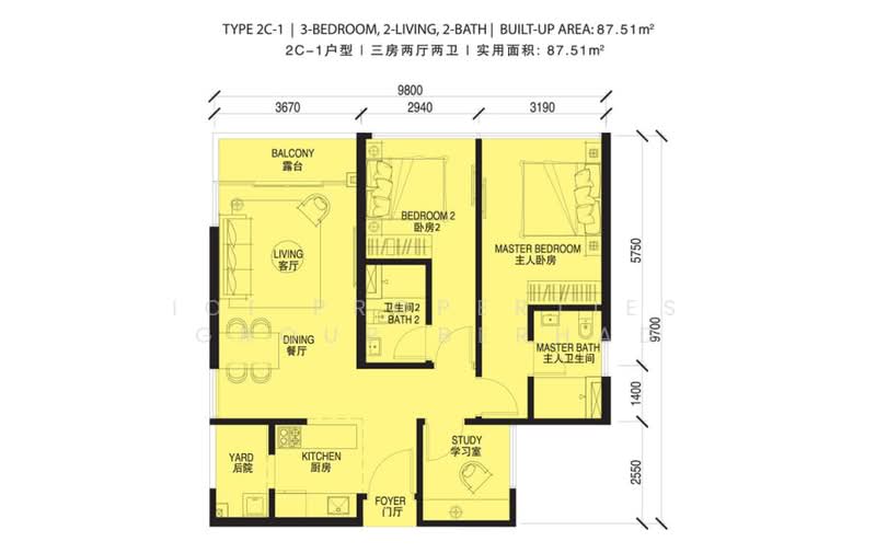 Service Residence for Sale at Wave @ Marina Cove - IOI Properties Group Berhad - PropertyGuru.com.my