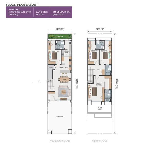 Rumah Teres 2-Tingkat untuk Dijual di Bandar Tasik Puteri (Rawang) - Low Yat Group - PropertyGuru.com.my