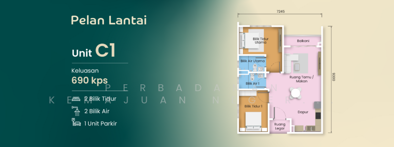 Service Residence for Sale at Linkar 52 SA Sentral - Perbadanan Kemajuan Negeri Selangor (PKNS) - PropertyGuru.com.my