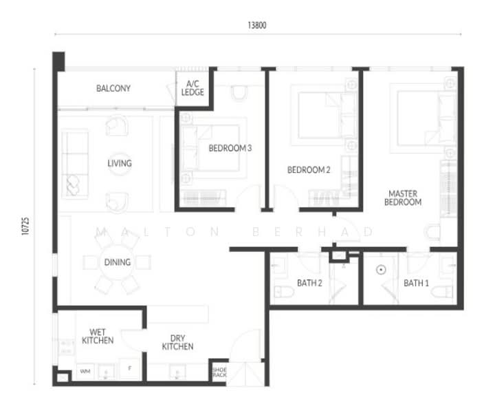 Service Residence for Sale at Park Green Pavilion Bukit Jalil - Malton Berhad - PropertyGuru.com.my