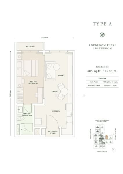 Service Residence for Sale at Parkside Residences @ Setia Federal Hill - SP Setia - PropertyGuru.com.my