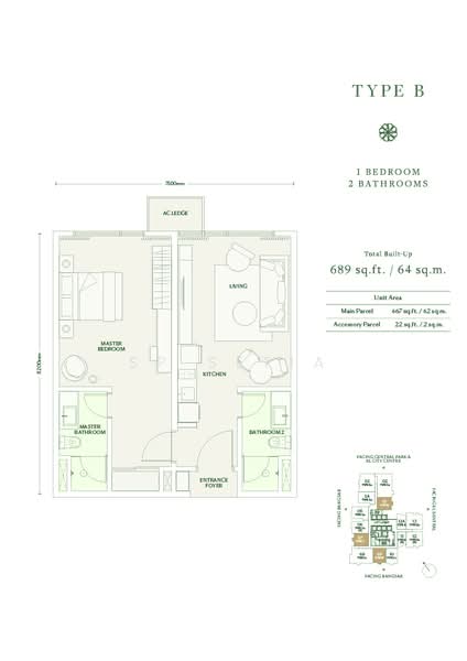Service Residence for Sale at Parkside Residences @ Setia Federal Hill - SP Setia - PropertyGuru.com.my