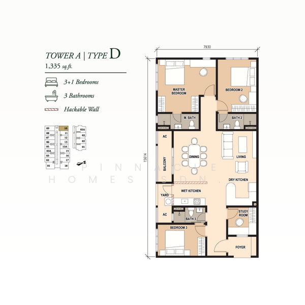 Servis Apartment untuk Dijual di Pinnacle Bukit Gambier - Pinnacle Homes Sdn Bhd - PropertyGuru.com.my