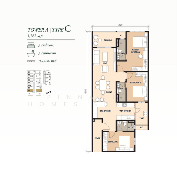 Servis Apartment untuk Dijual di Pinnacle Bukit Gambier - Pinnacle Homes Sdn Bhd - PropertyGuru.com.my