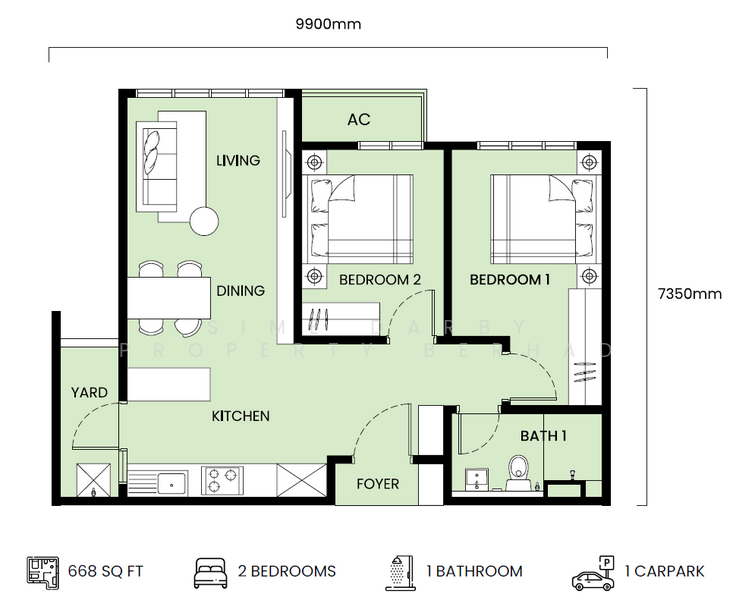 Service Residence for Sale at Putra Heights : Serasi Residences - Sime Darby Property Berhad - PropertyGuru.com.my