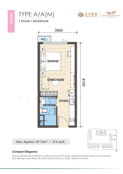 Apartment for Sale at R&F Princess Cove Phase 3-New Casa Suites - R&F DEVELOPMENT SDN BHD - PropertyGuru.com.my