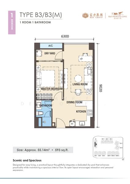 Apartment for Sale at R&F Princess Cove Phase 3-New Casa Suites - R&F DEVELOPMENT SDN BHD - PropertyGuru.com.my