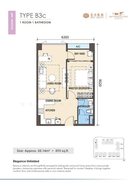Apartment for Sale at R&F Princess Cove Phase 3-New Casa Suites - R&F DEVELOPMENT SDN BHD - PropertyGuru.com.my