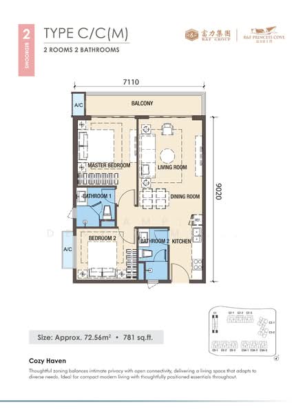 Apartment for Sale at R&F Princess Cove Phase 3-New Casa Suites - R&F DEVELOPMENT SDN BHD - PropertyGuru.com.my