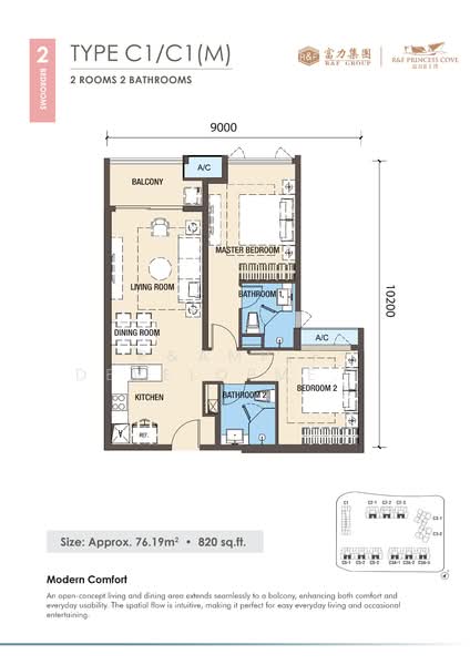 Apartment for Sale at R&F Princess Cove Phase 3-New Casa Suites - R&F DEVELOPMENT SDN BHD - PropertyGuru.com.my