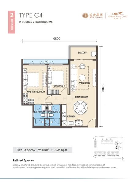 Apartment for Sale at R&F Princess Cove Phase 3-New Casa Suites - R&F DEVELOPMENT SDN BHD - PropertyGuru.com.my