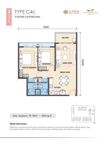 Apartment for Sale at R&F Princess Cove Phase 3-New Casa Suites - R&F DEVELOPMENT SDN BHD - PropertyGuru.com.my
