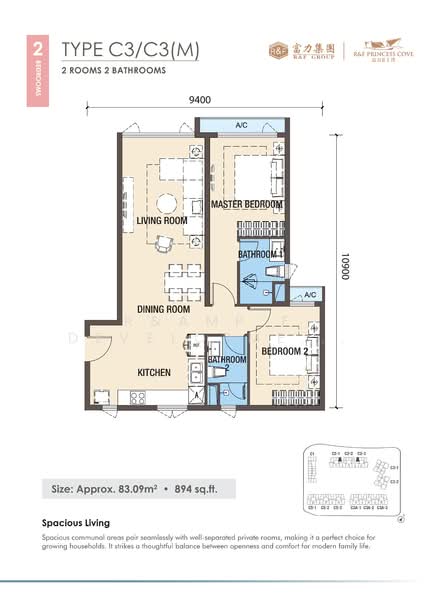 Apartment for Sale at R&F Princess Cove Phase 3-New Casa Suites - R&F DEVELOPMENT SDN BHD - PropertyGuru.com.my