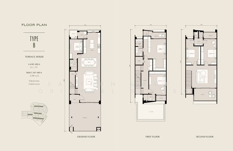 3-storey Terraced House for Sale in Seksyen U15 (Shah Alam) - EASTERN & ORIENTAL BERHAD - PropertyGuru.com.my