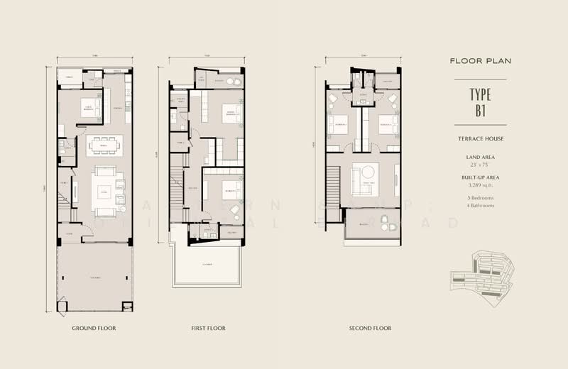 3-storey Terraced House for Sale in Seksyen U15 (Shah Alam) - EASTERN & ORIENTAL BERHAD - PropertyGuru.com.my