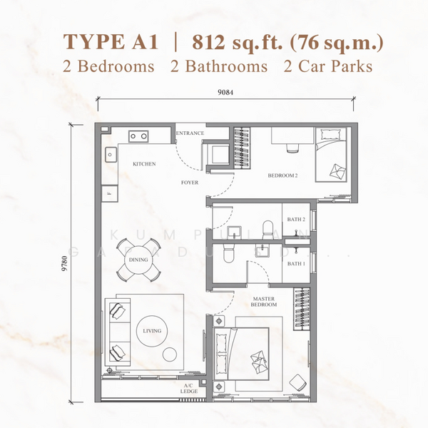 Kondominium untuk Dijual di River Park Bangsar South - Kumpulan Gapadu Sdn Bhd - PropertyGuru.com.my